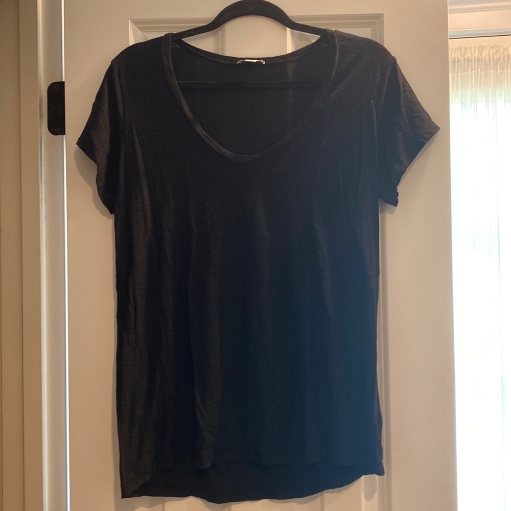 James Pearce, sheer slub round neck T